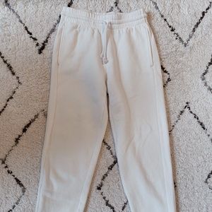 Aritzia Tna white sweatpants